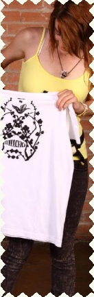 White Floral Tee